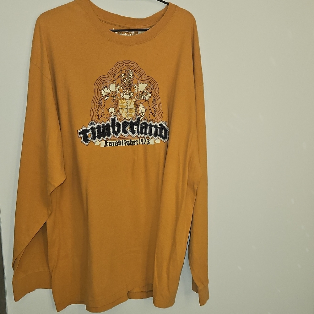 Timberland Ochre Graphic Long Sleeve Shirt
